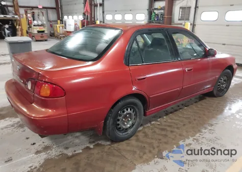 2001 Toyota Corolla S из США, поврежденный, VIN 2T1BR12E01C395480